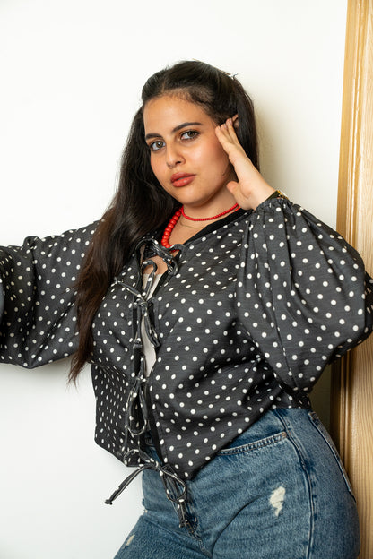 Portofino blouse Bolka dots version
